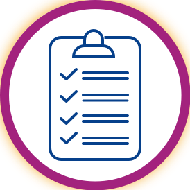 checklist on a clipboad icon