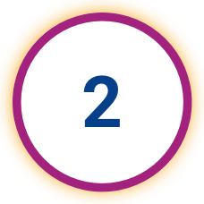 Number 2 in a circle 